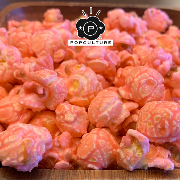 Pink Cotton Candy Flavored Popcorn