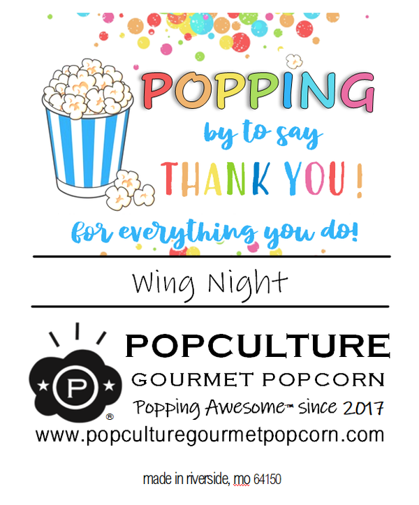 Custom Labels - make your event POP! - Popculture Gourmet Popcorn